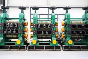 Judian continuous casting and rolling line