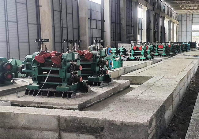 Judian 30000 ton per year steel bar production line rebar rolling mill
